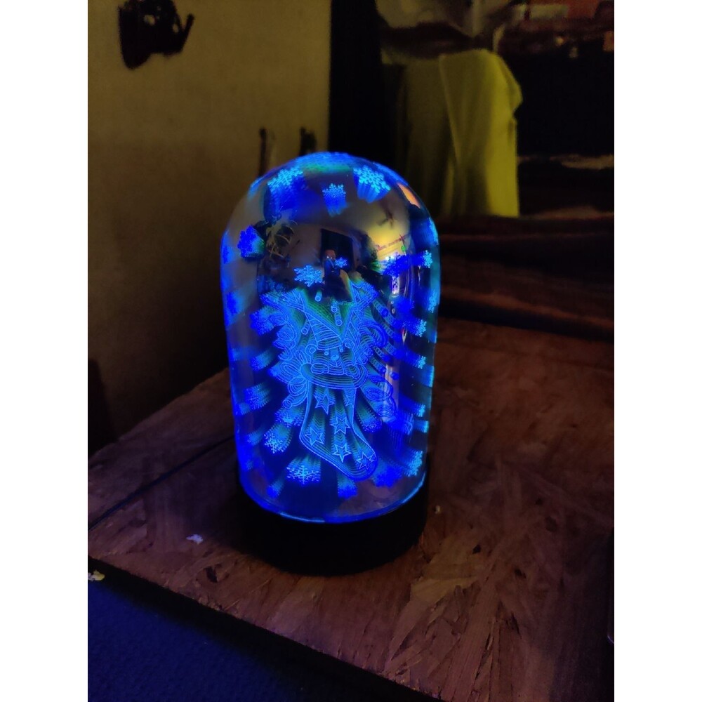 LED color changing Christmas dome